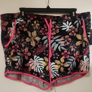 Floral Women's Brushed Jersery Shorts